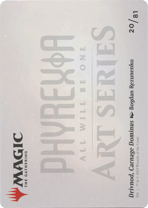 Drivnod, Carnage Dominus // Drivnod, Carnage Dominus (AONE-020) - common (Borderless) - Foil