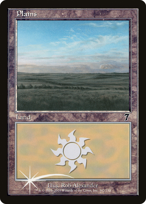 Plains (7ED-342★) - common - Foil