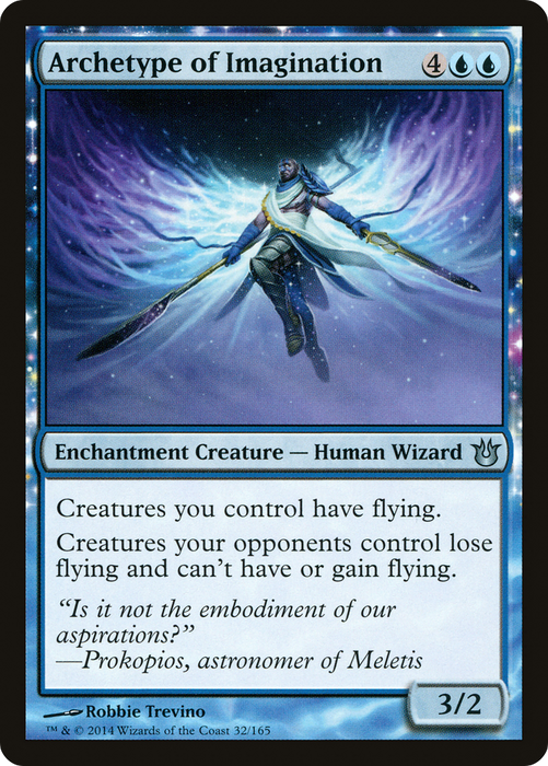 Archetype of Imagination (BNG-032) - uncommon: (enchantment)