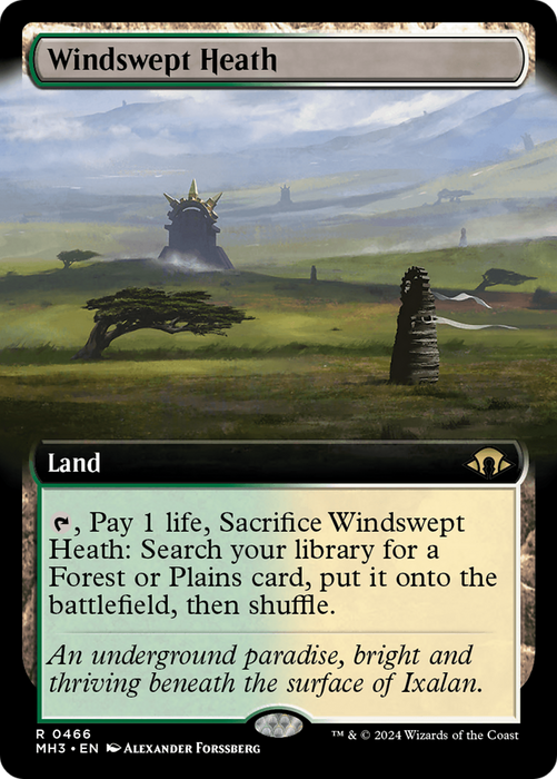 Windswept Heath (MH3-466) - rare: (Extended Art) - Foil