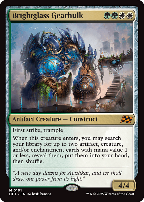 Brightglass Gearhulk (DFT-191) - mythic - Foil