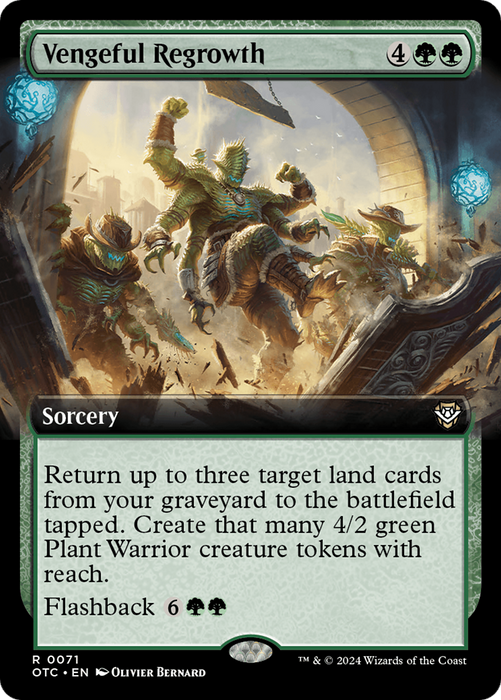 Vengeful Regrowth (OTC-071) - rare: (Extended Art)