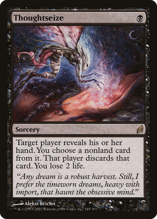 Thoughtseize (LRW-145) - rare - Foil