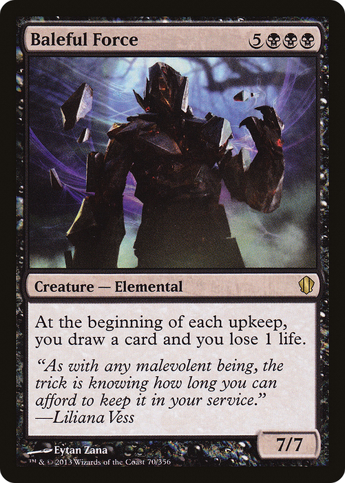 Baleful Force (C13-070) - rare