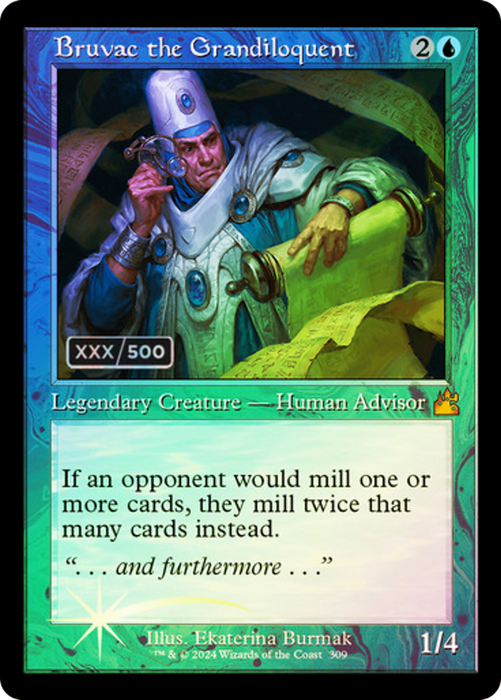 Bruvac the Grandiloquent (RVR-309Z) - mythic - Foil