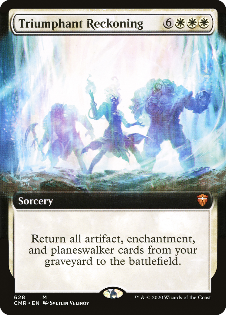 Triumphant Reckoning (CMR-628) - mythic: (Extended Art) - Foil