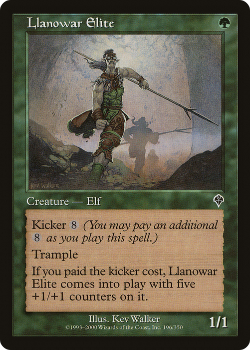 Llanowar Elite (INV-196) - common - Foil