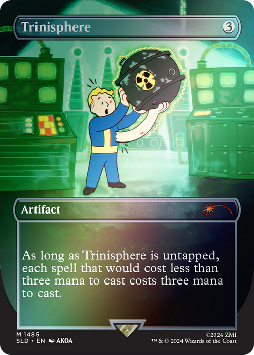 Trinisphere (SLD-1485★) - mythic (Borderless) - Foil