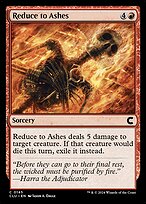 Reduce to Ashes (CLU-145) - common