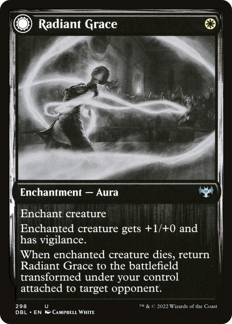 Radiant Grace // Radiant Restraints (DBL-298) - uncommon: (Double Faced Transform)