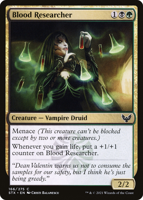 Blood Researcher (STX-166) - common - Foil