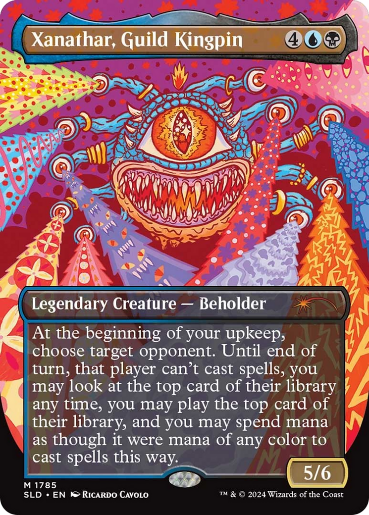 Xanathar, Guild Kingpin (SLD-1785) - mythic (Borderless) - Foil