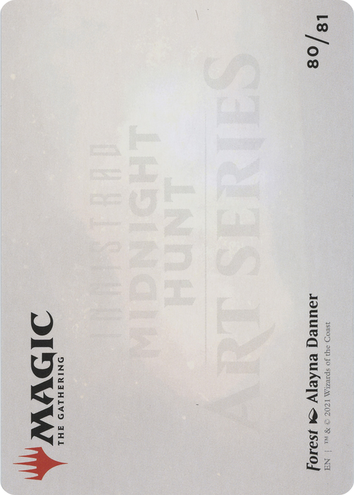 Forest // Forest (AMID-080) - common (Borderless) - Foil