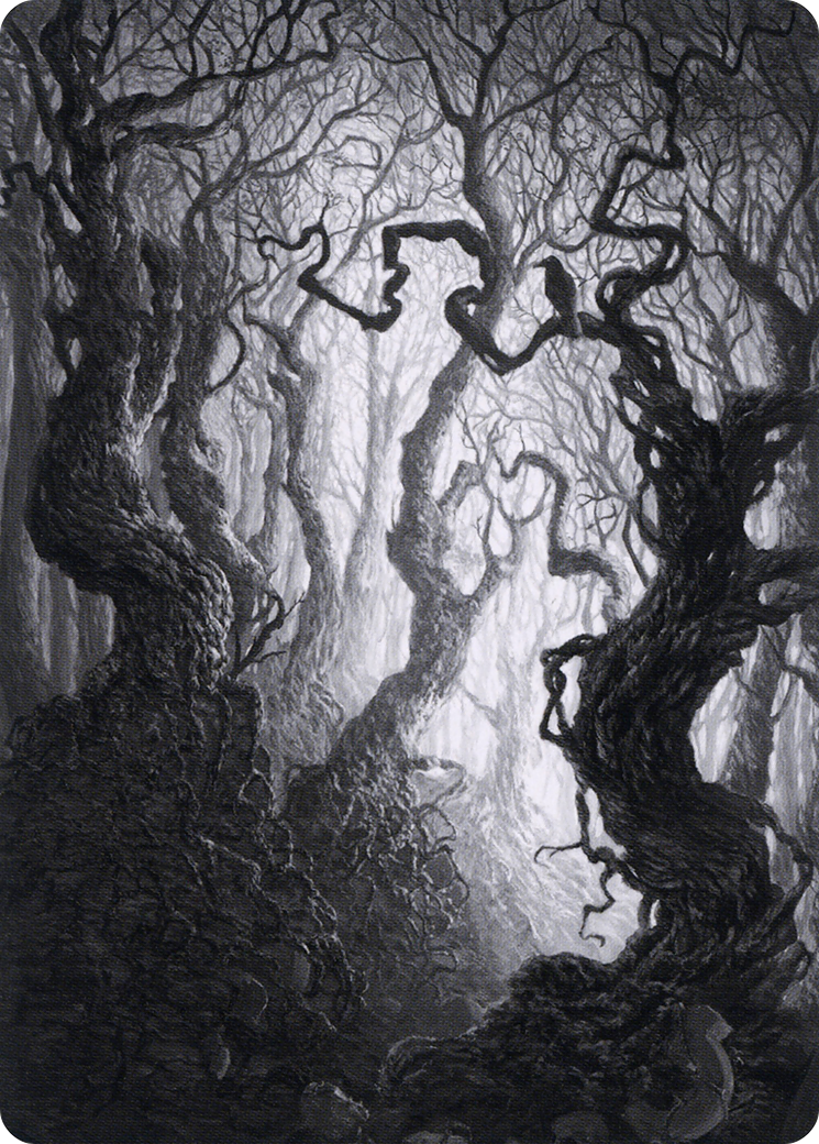 Forest // Forest (AMID-080) - common (Borderless) - Foil