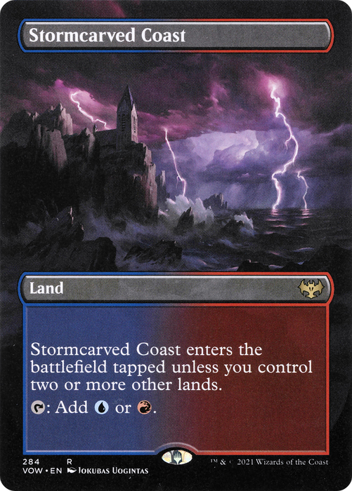 Stormcarved Coast (VOW-284) - rare (Borderless)