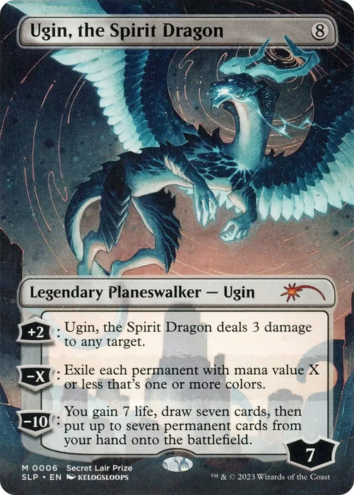 Ugin, the Spirit Dragon (SLP-006) - mythic (Borderless) - Foil