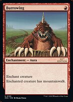 Burrowing (30A-135) - uncommon