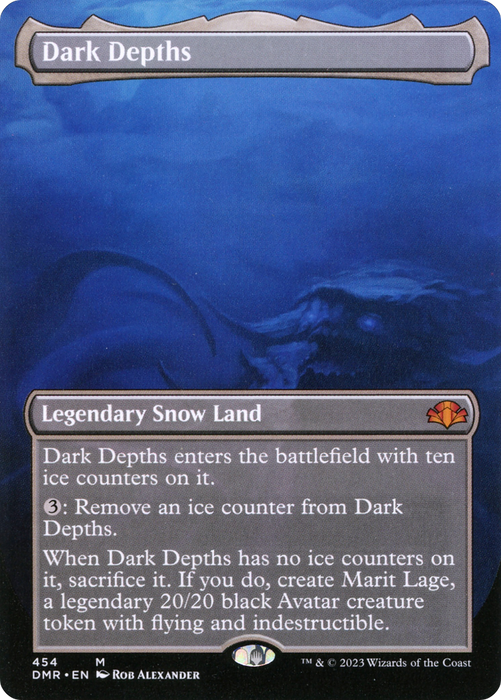 Dark Depths (DMR-454) - mythic (Borderless) - Foil