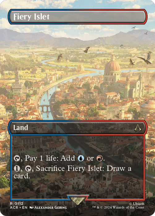 Fiery Islet (ACR-112) - rare (Borderless)
