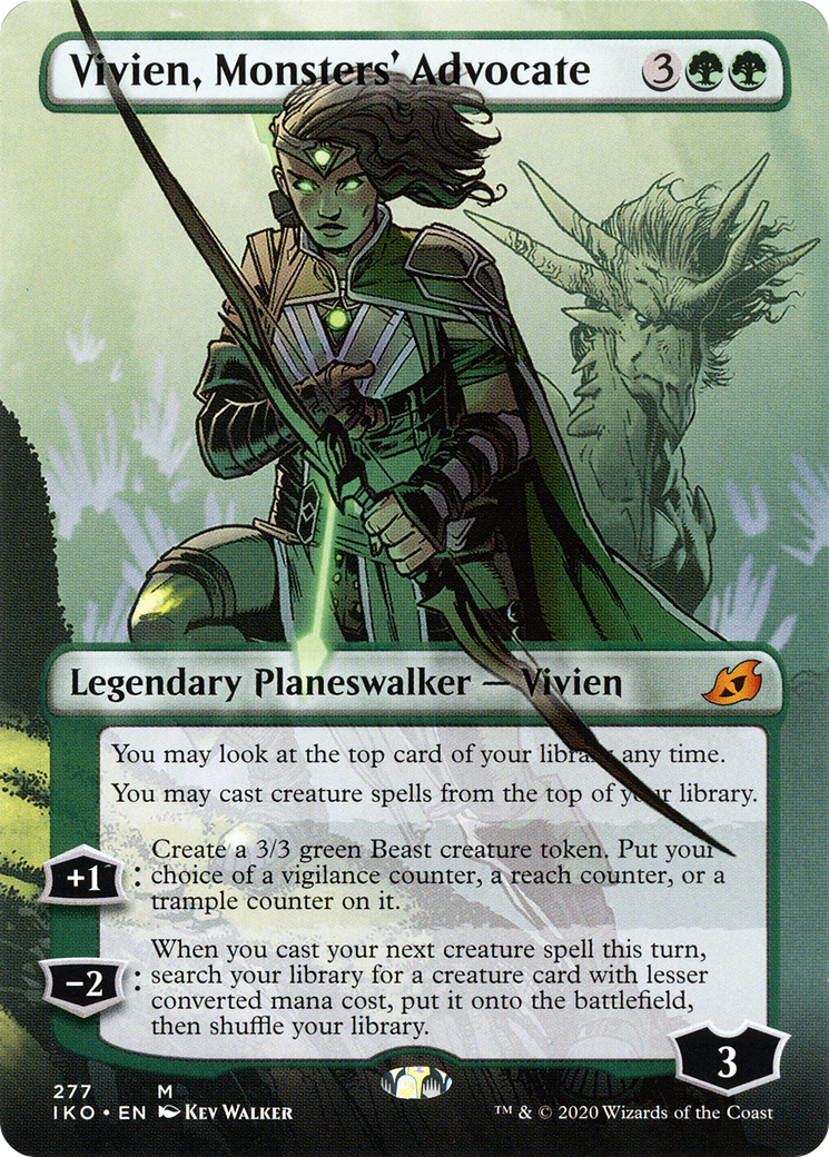 Vivien, Monsters' Advocate (IKO-277) - mythic (Borderless)