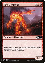 Fire Elemental (LIST-M19-141) - common
