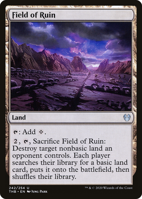 Field of Ruin (THB-242) - uncommon - Foil