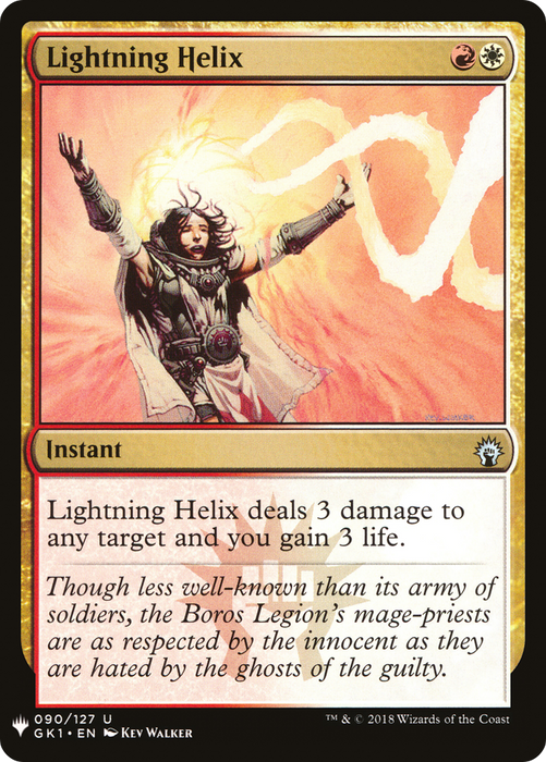 Lightning Helix (LIST-GK1-90) - uncommon