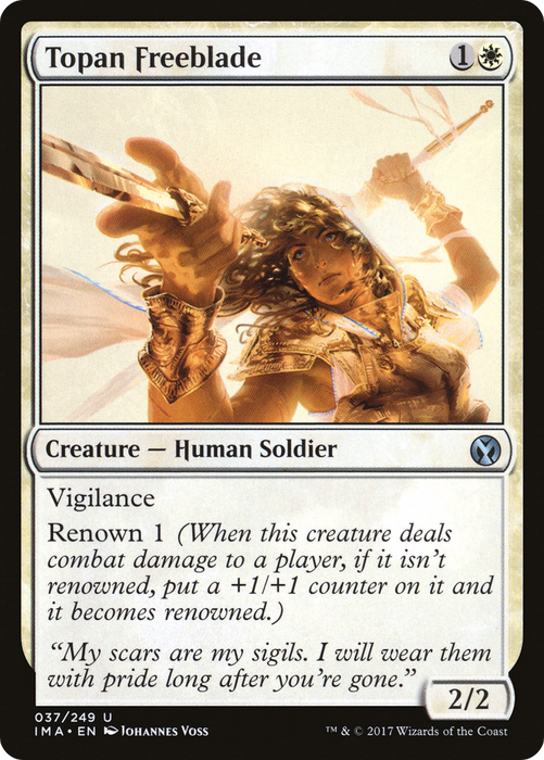 Topan Freeblade (IMA-037) - uncommon - Foil