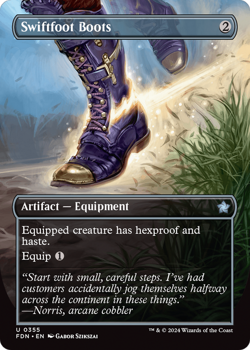 Swiftfoot Boots (FDN-355) - uncommon (Borderless)