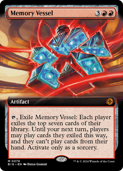 Memory Vessel (BIG-078) - mythic: (Extended Art) - Foil