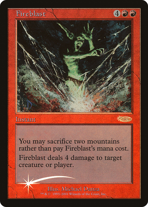Fireblast (FNM-012) - rare - Foil