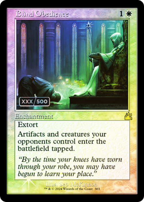 Blind Obedience (RVR-303Z) - rare - Foil