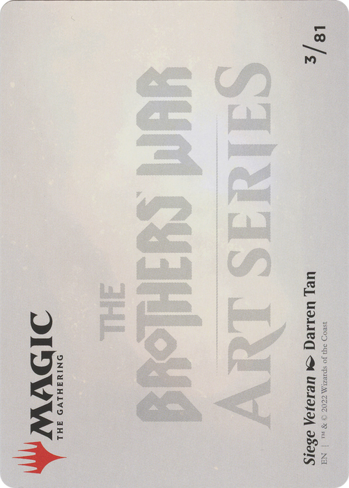 Siege Veteran // Siege Veteran (ABRO-003) - common (Borderless) - Foil