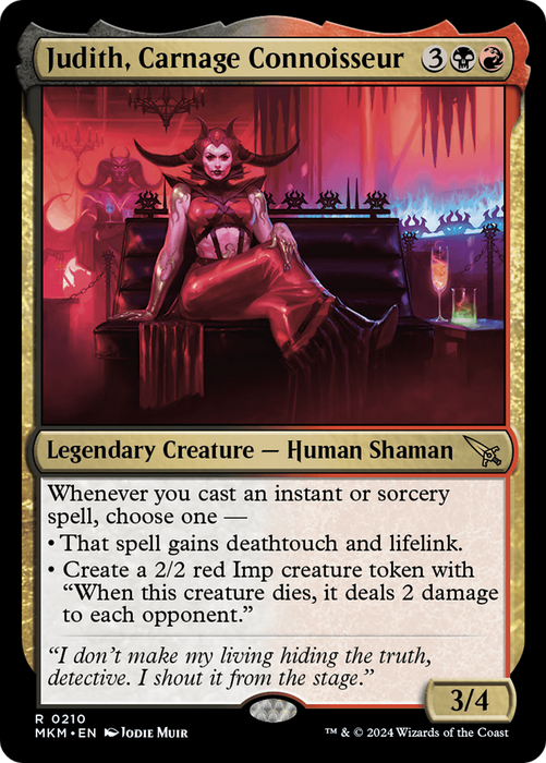 Judith, Carnage Connoisseur (MKM-210) - rare