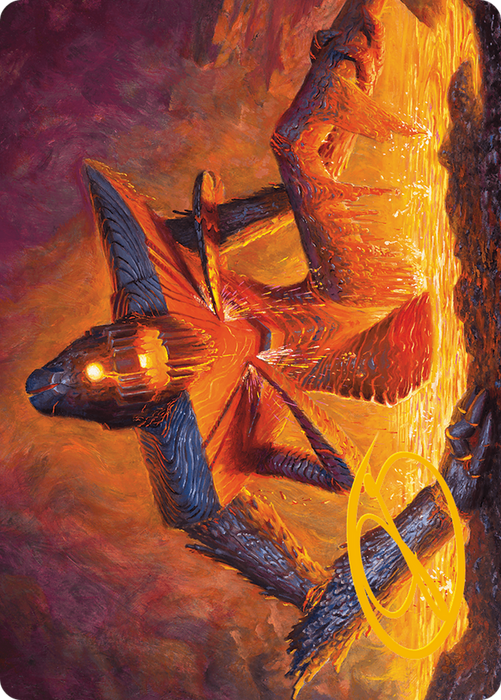 Molten Gatekeeper // Molten Gatekeeper (AMH3-005) - common (Borderless)