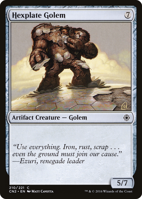 Hexplate Golem (CN2-210) - common