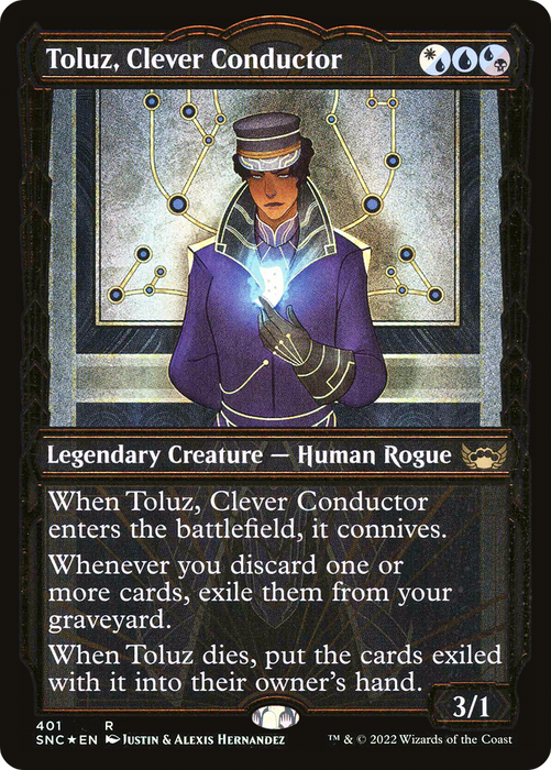 Toluz, Clever Conductor (SNC-401) - rare: (Showcase) - Foil