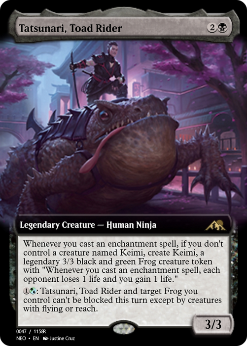 Tatsunari, Toad Rider (PRM-97957) - rare - Foil