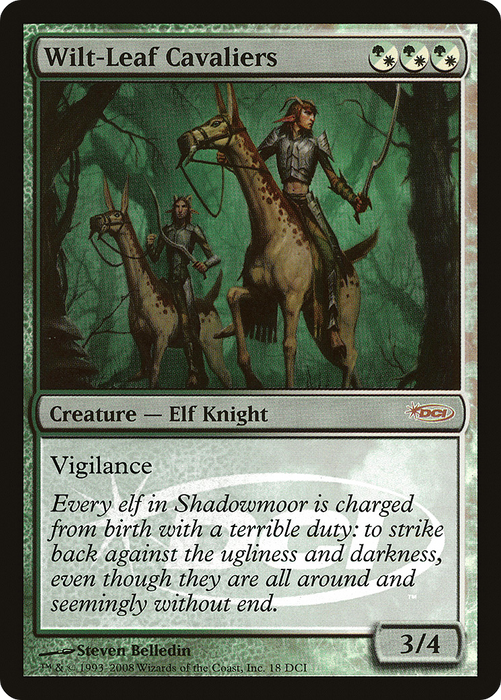 Wilt-Leaf Cavaliers (WPN-018) - rare - Foil