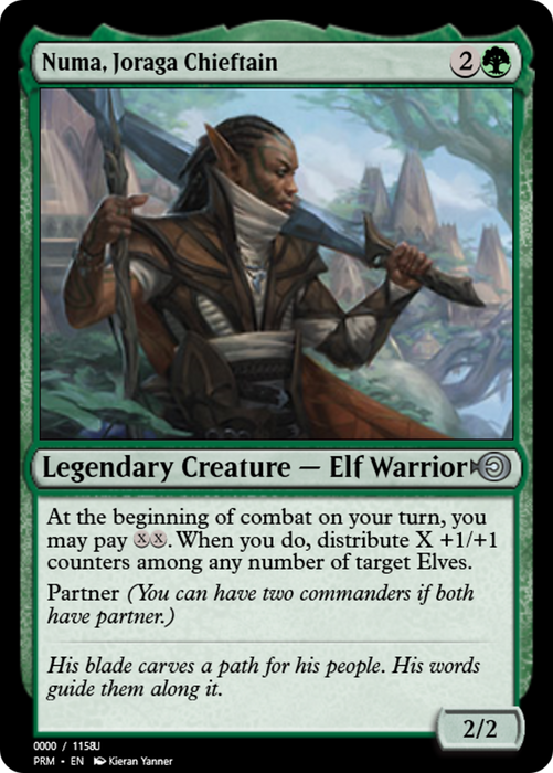 Numa, Joraga Chieftain (PRM-86298) - uncommon - Foil