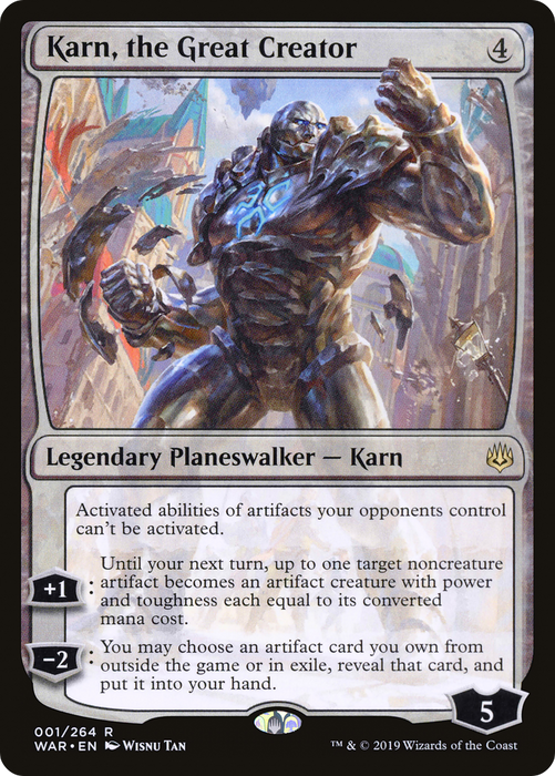 Karn, the Great Creator (WAR-001) - rare