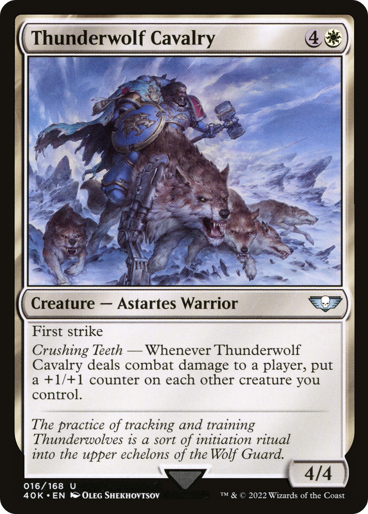 Thunderwolf Cavalry (40K-016) - uncommon