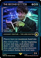 The Second Doctor (WHO-553Z) - rare: (Showcase) (Borderless) - Foil