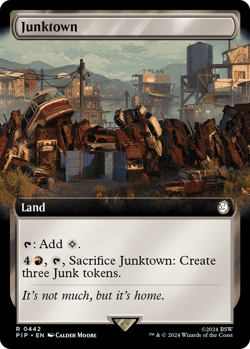 Junktown (PIP-442) - rare: (Extended Art) - Foil