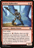 Keldon Halberdier (IMA-135) - common - Foil