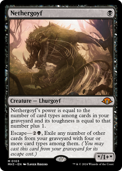Nethergoyf (MH3-103) - mythic - Foil