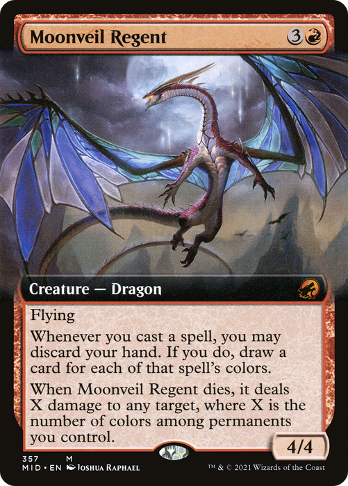 Moonveil Regent (MID-357) - mythic: (Extended Art) - Foil