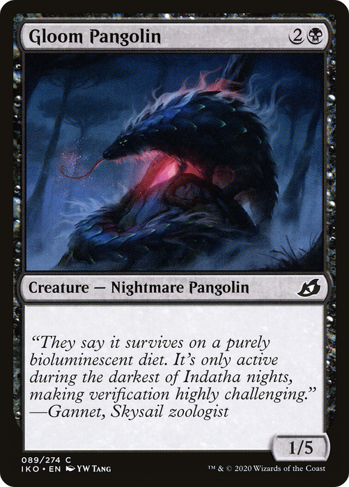 Gloom Pangolin (IKO-089) - common
