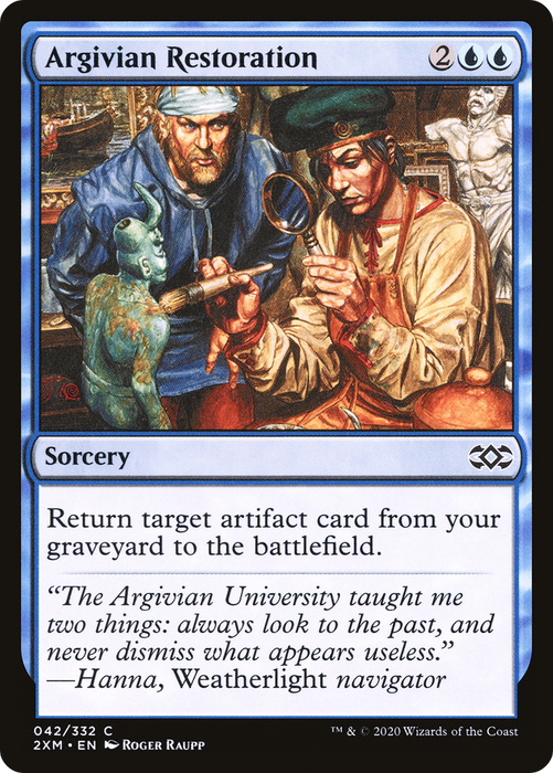 Argivian Restoration (2XM-042) - common - Foil