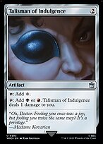 Talisman of Indulgence (WHO-252) - uncommon - Foil